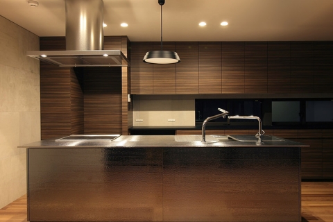 Mặt bàn bếp thép không gỉ vững chãi